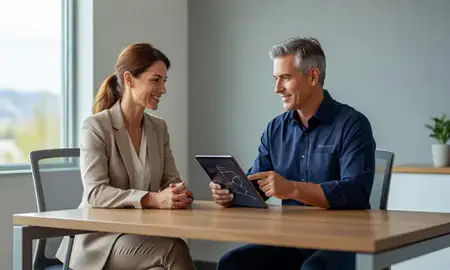 Customer discussing car shipping options in Springville, Utah, United States