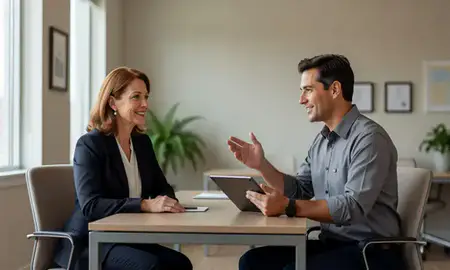 Customer discussing car shipping options in Vermont, United States