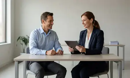Customer discussing car shipping options in Derby Line, Vermont, United States