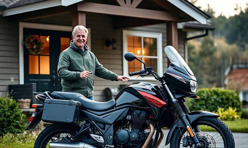 Island Pond, Vermont motorcycle transporter