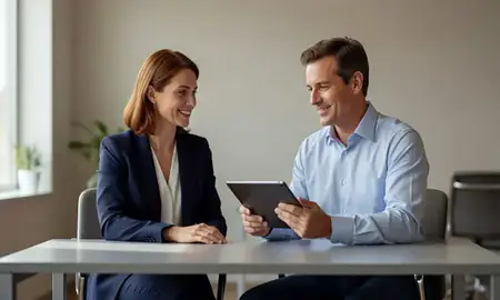 Customer discussing car shipping options in Jeffersonville, Vermont, United States