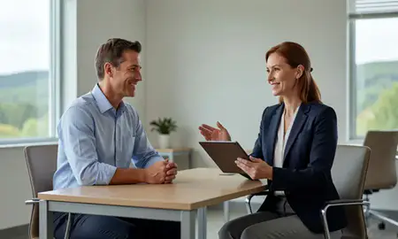 Customer discussing car shipping options in Morrisville, Vermont, United States