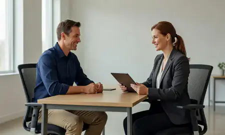 Customer discussing car shipping options in Proctor, Vermont, United States