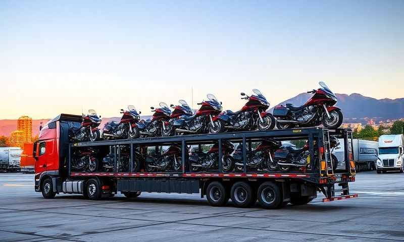 Rutland, Vermont motorcycle shipping transporter