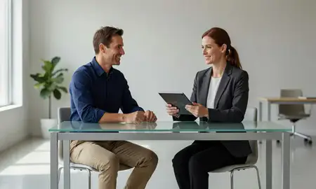 Customer discussing car shipping options in Virginia, United States