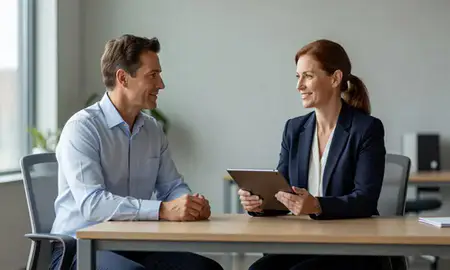 Customer discussing car shipping options in Ashburn, Virginia, United States
