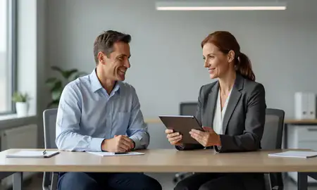 Customer discussing car shipping options in Manassas, Virginia, United States