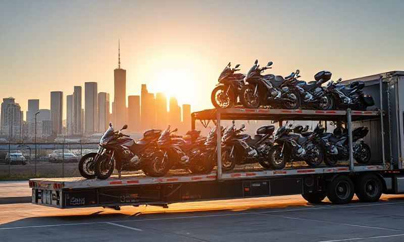 Newport News, Virginia motorcycle shipping transporter