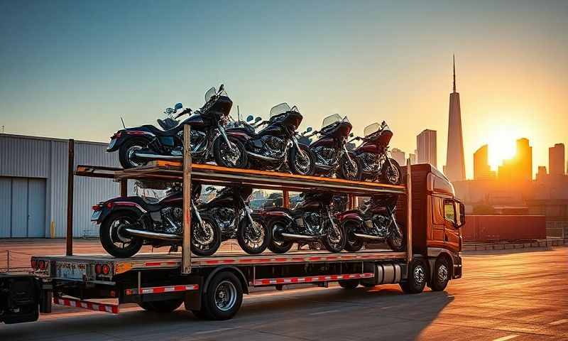 Norfolk, Virginia motorcycle shipping transporter