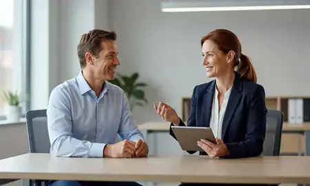 Customer discussing car shipping options in Tuckahoe, Virginia, United States
