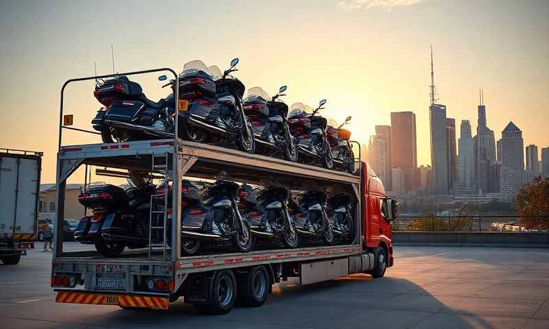 Williamsburg, Virginia motorcycle shipping transporter