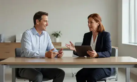 Customer discussing car shipping options in Winchester, Virginia, United States