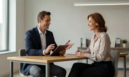 Customer discussing car shipping options in Washington, United States