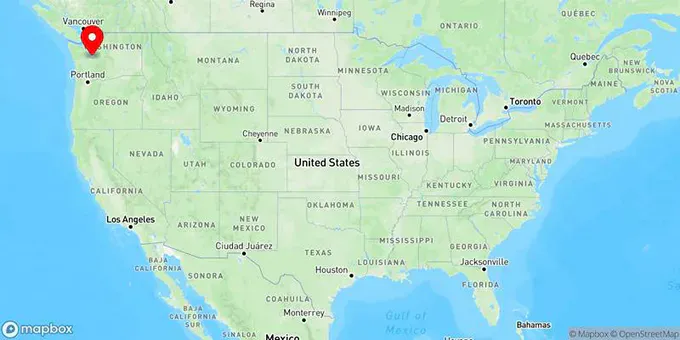 Map of Auburn, Washington, United States