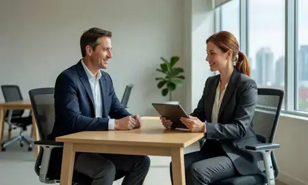 Customer discussing car shipping options in Bellevue, Washington, United States