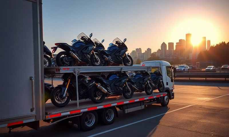 Everett, Washington motorcycle shipping transporter