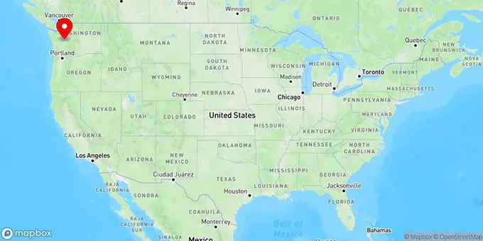Map of Federal Way, Washington, United States