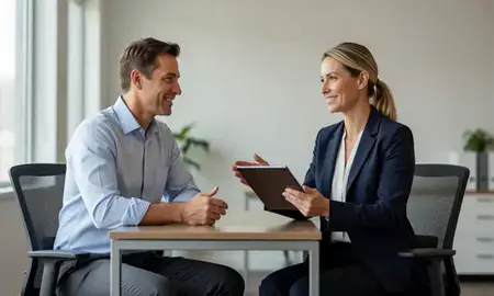 Customer discussing car shipping options in Kirkland, Washington, United States
