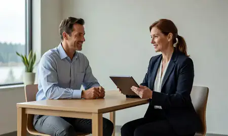 Customer discussing car shipping options in Longview, Washington, United States