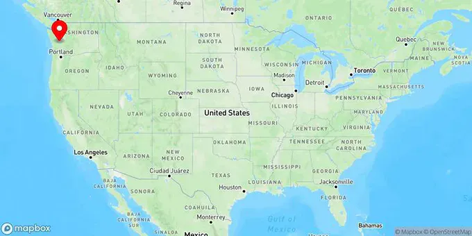 Map of Olympia, Washington, United States