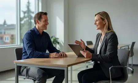 Customer discussing car shipping options in Redmond, Washington, United States