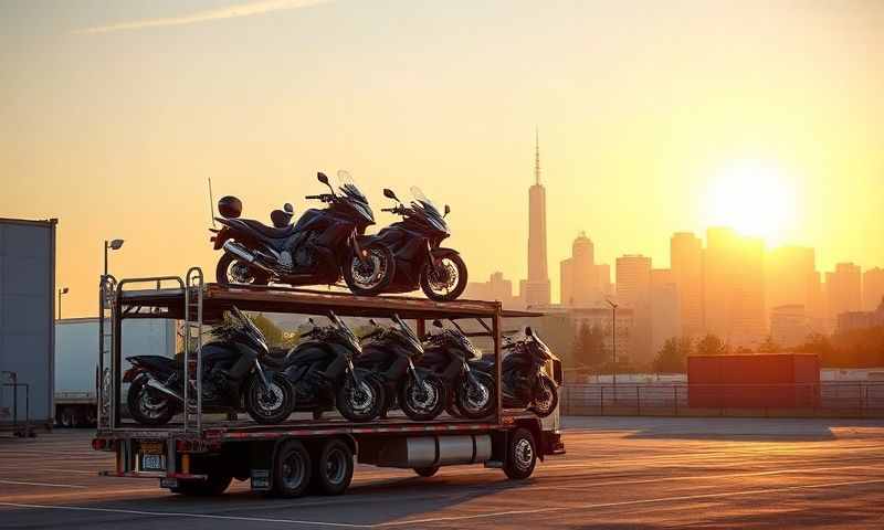 Redmond, Washington motorcycle shipping transporter