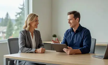 Customer discussing car shipping options in Sammamish, Washington, United States
