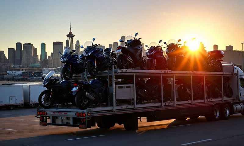 Seattle, Washington motorcycle shipping transporter