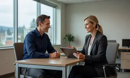 Customer discussing car shipping options in Vancouver, Washington, United States