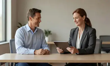 Customer discussing car shipping options in Wenatchee, Washington, United States
