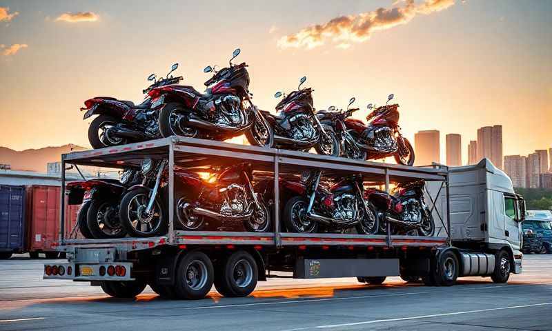 West Virginia motorcycle shipping transporter