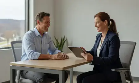 Customer discussing car shipping options in Beckley, West Virginia, United States