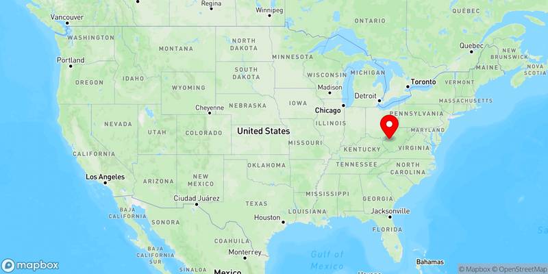 Map of Cross Lanes, West Virginia, USA