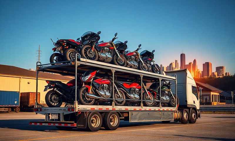 Motorcycle Shipping in Moundsville, West Virginia