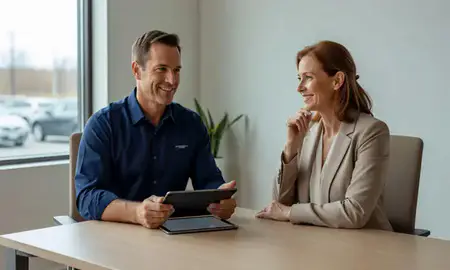 Customer discussing car shipping options in Nitro, West Virginia, United States