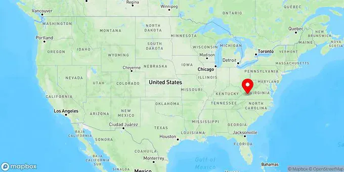 Map of Princeton, West Virginia, United States