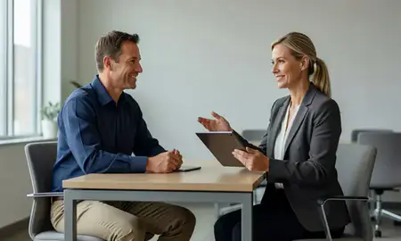 Customer discussing car shipping options in Appleton, Wisconsin, United States