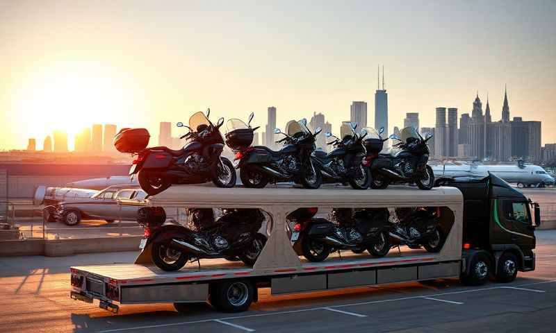 Brookfield, Wisconsin motorcycle shipping transporter