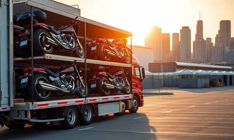 Franklin, Wisconsin motorcycle shipping transporter