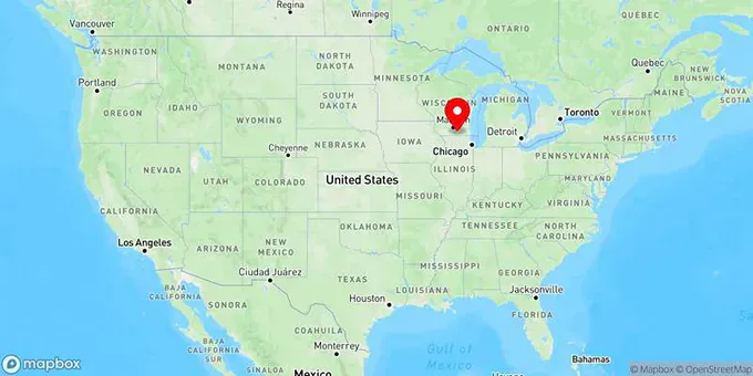 Map of Janesville, Wisconsin, United States