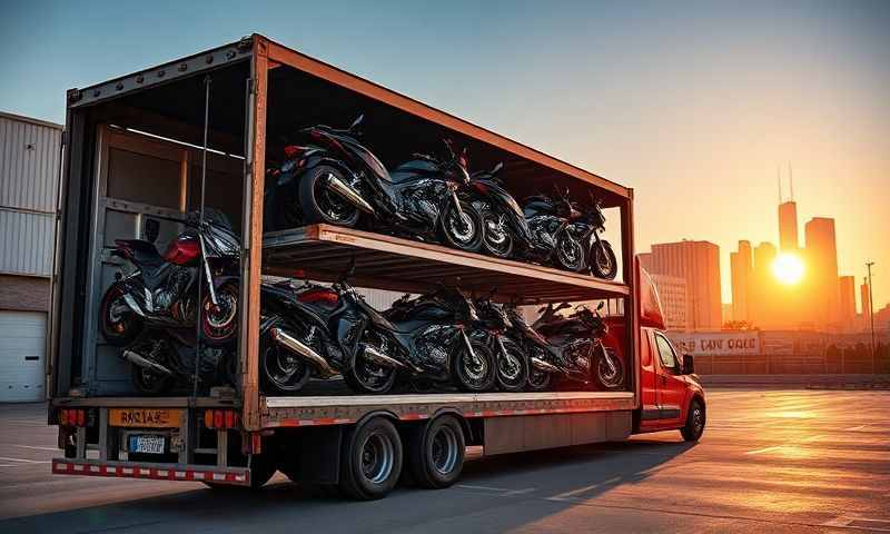 Kenosha, Wisconsin motorcycle shipping transporter