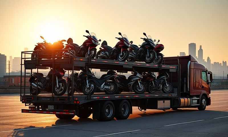 Madison, Wisconsin motorcycle shipping transporter