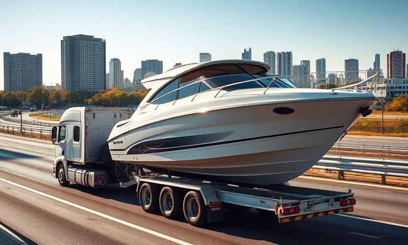 New Berlin, Wisconsin boat transporter