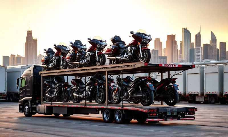 Oak Creek, Wisconsin motorcycle shipping transporter