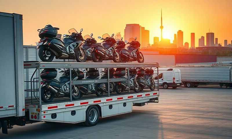 Racine, Wisconsin motorcycle shipping transporter