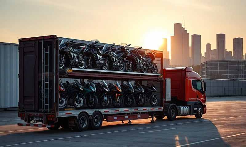 Sheboygan, Wisconsin motorcycle shipping transporter