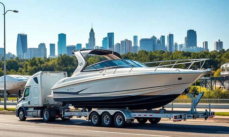 Superior, Wisconsin boat transporter