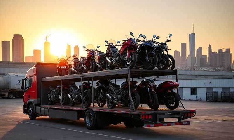 West Allis, Wisconsin motorcycle shipping transporter