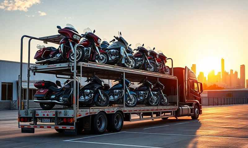 Bar Nunn, Wyoming motorcycle shipping transporter