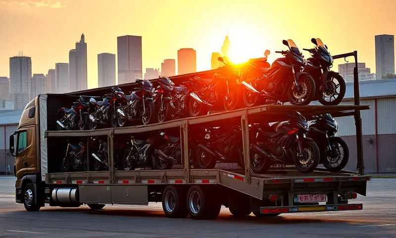 Buffalo, Wyoming motorcycle shipping transporter